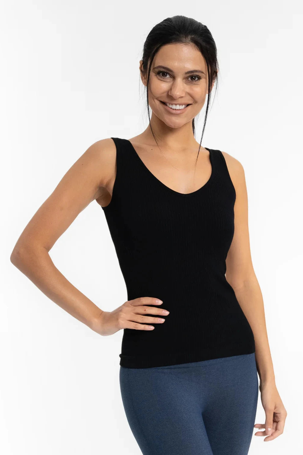 Forever Ribbed Reversible Tank