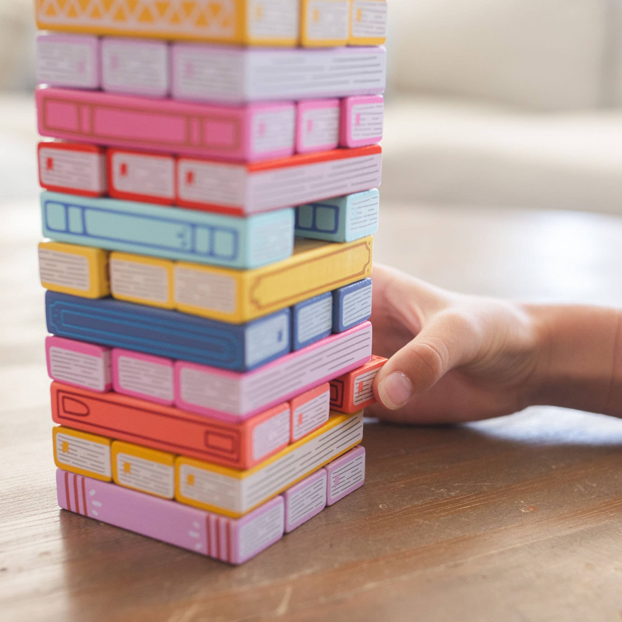 Tumble Book Stacking Game