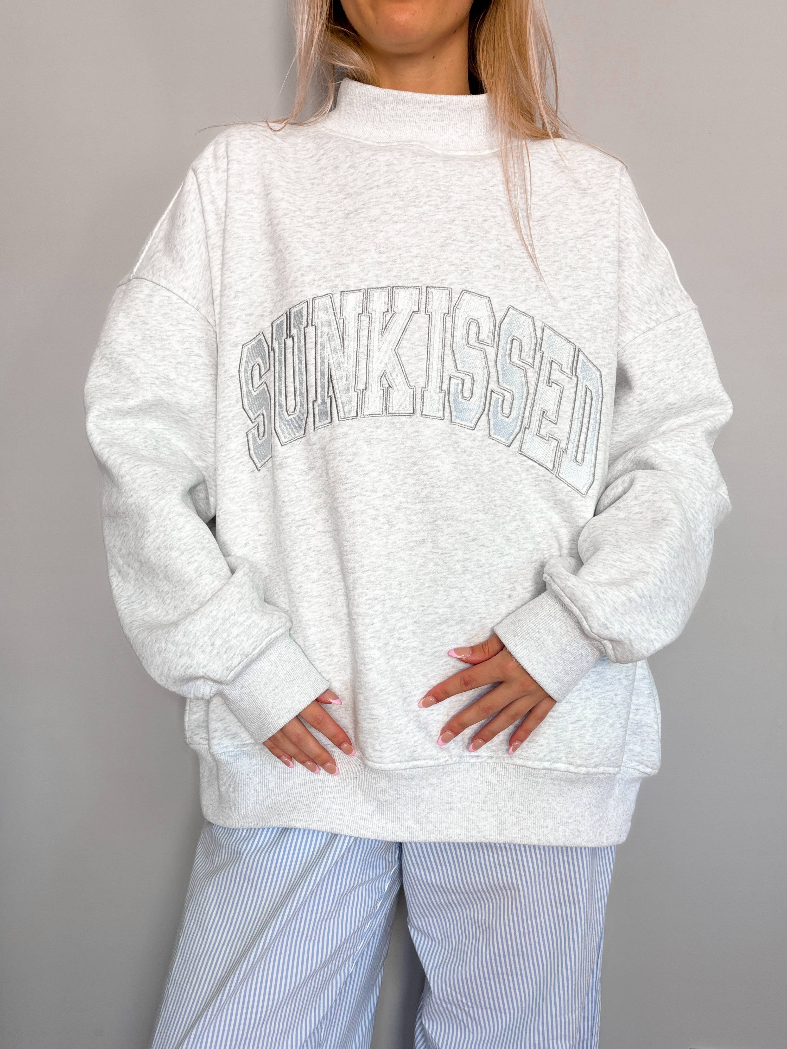 Sunkissed Mockneck Crew