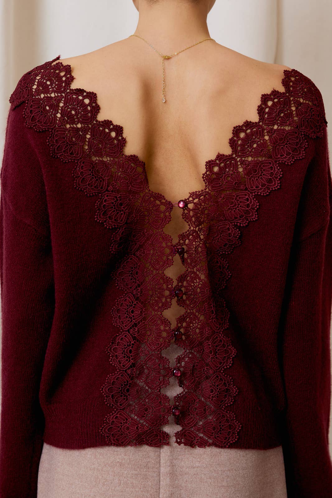 Melanie Lace Sweater