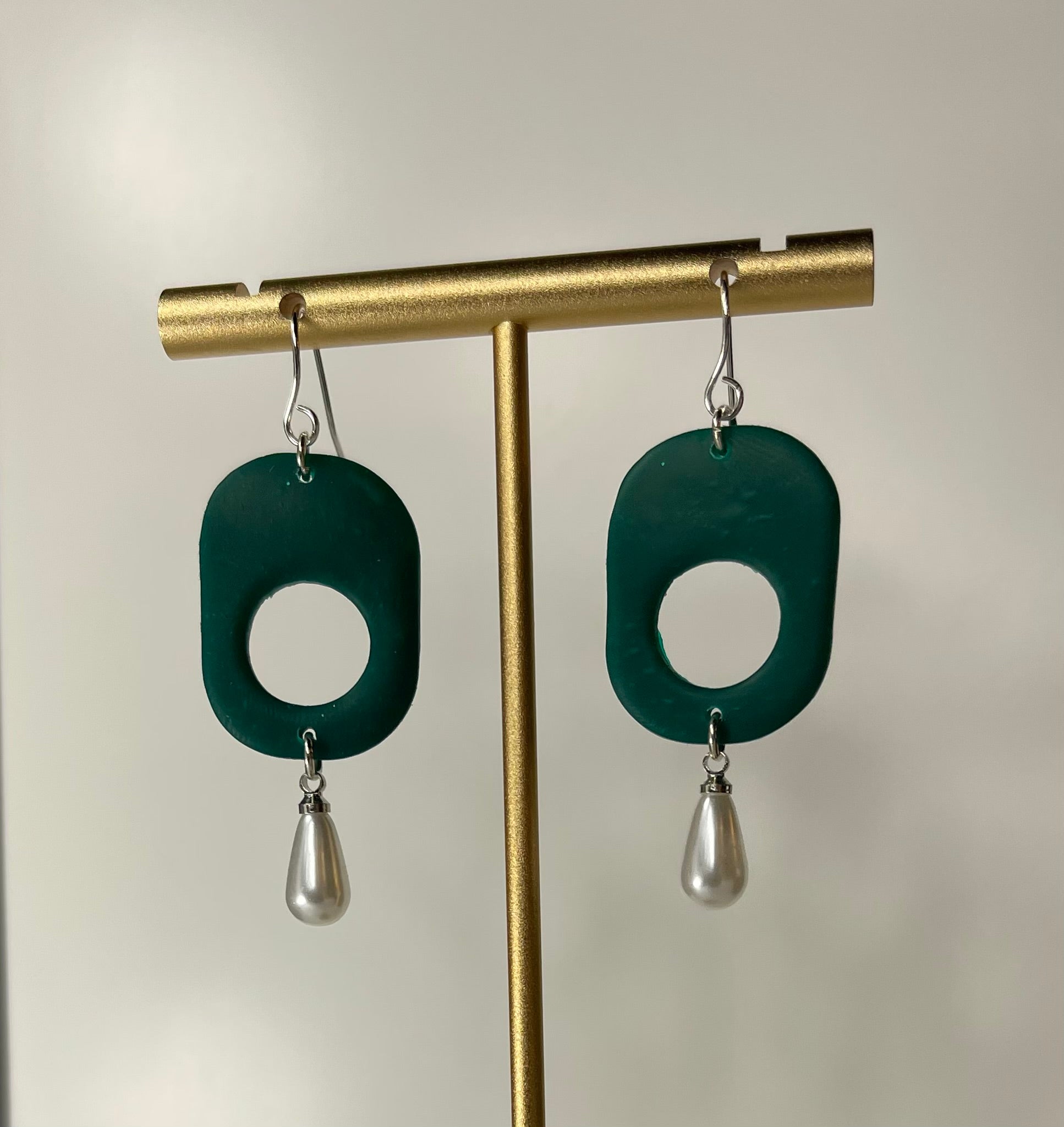 Polymer Clay Earrings by Emily