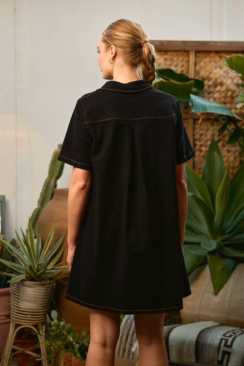 Miller Denim Mini Dress