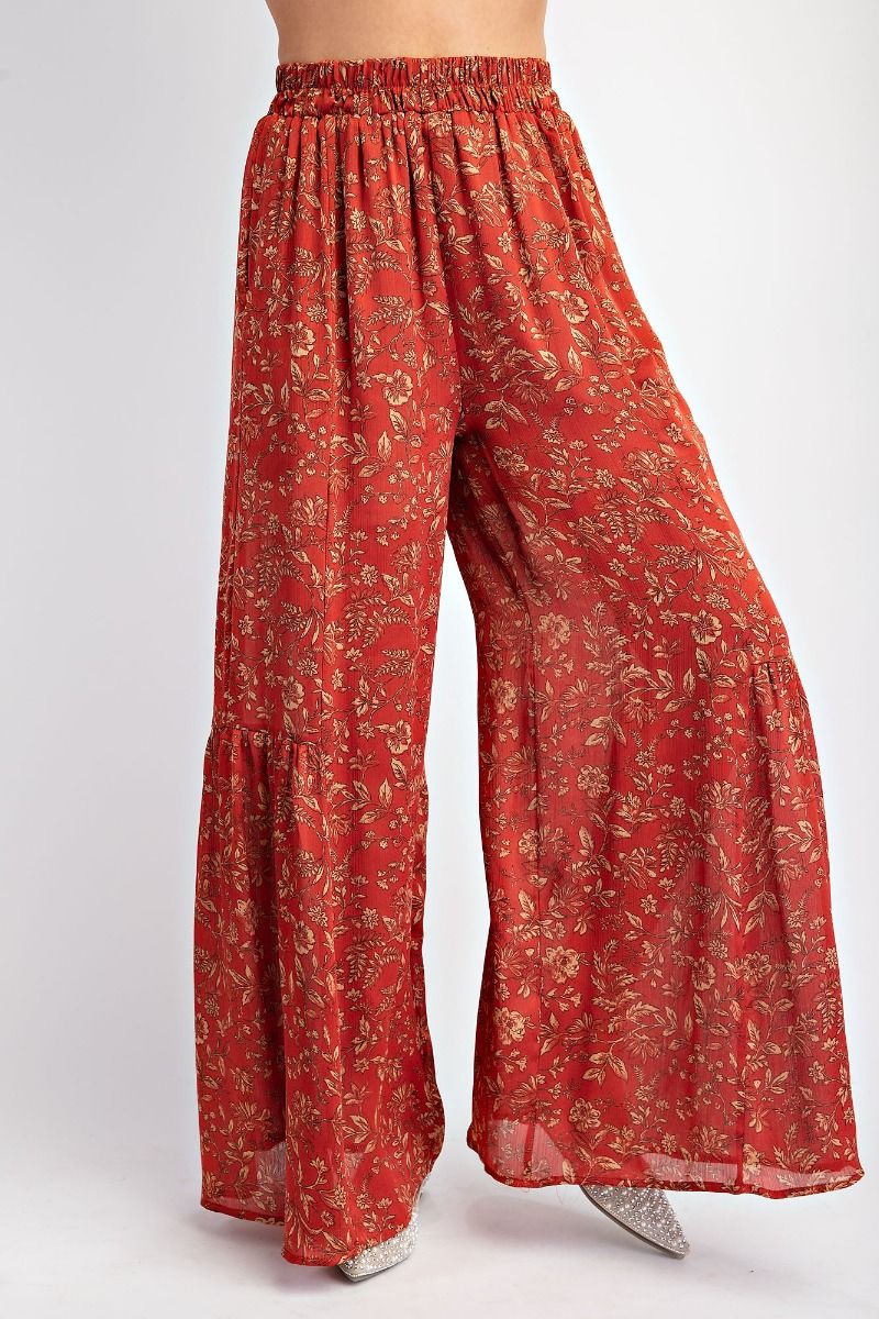 Fawn Floral Pants