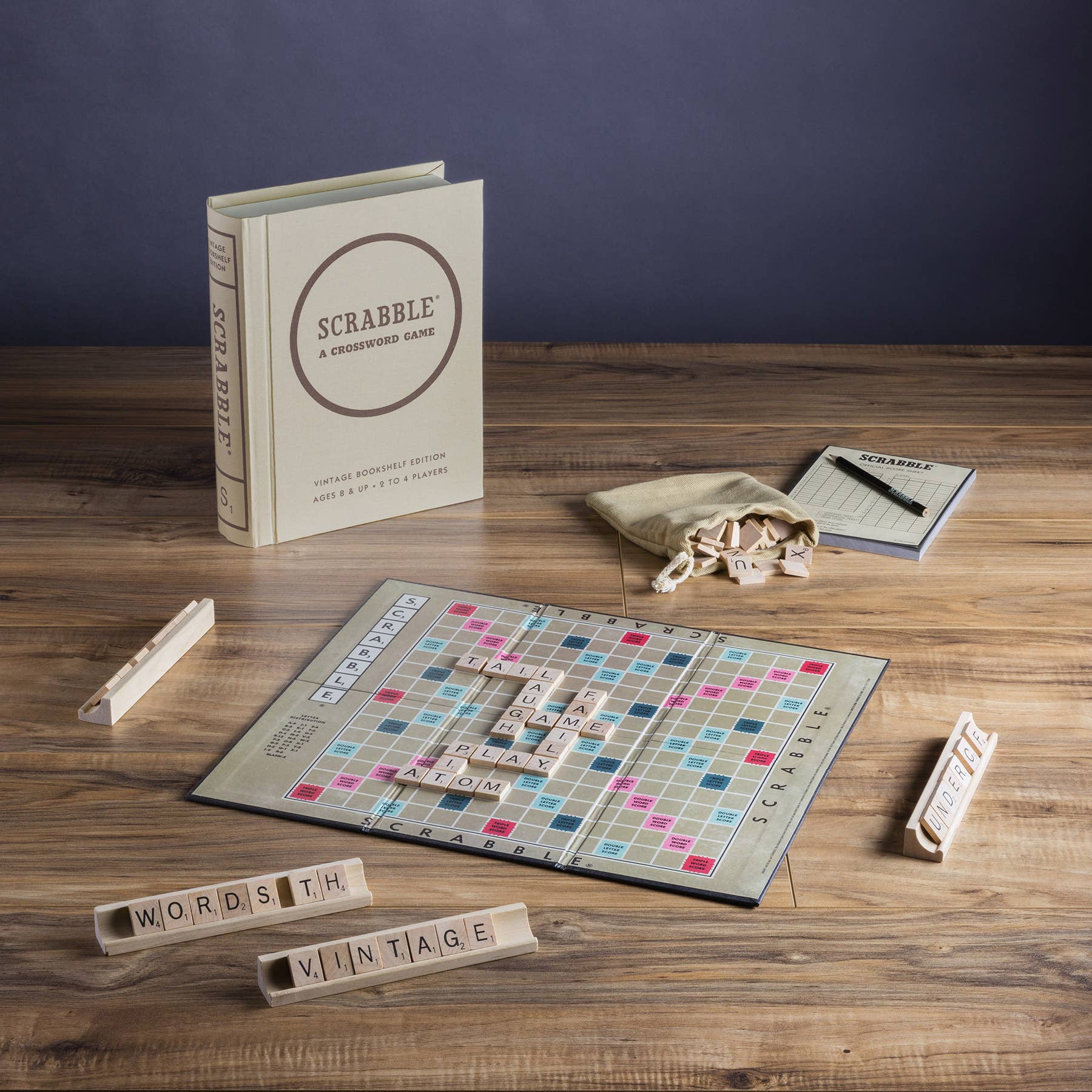 Scrabble -  Vintage Bookshelf Game