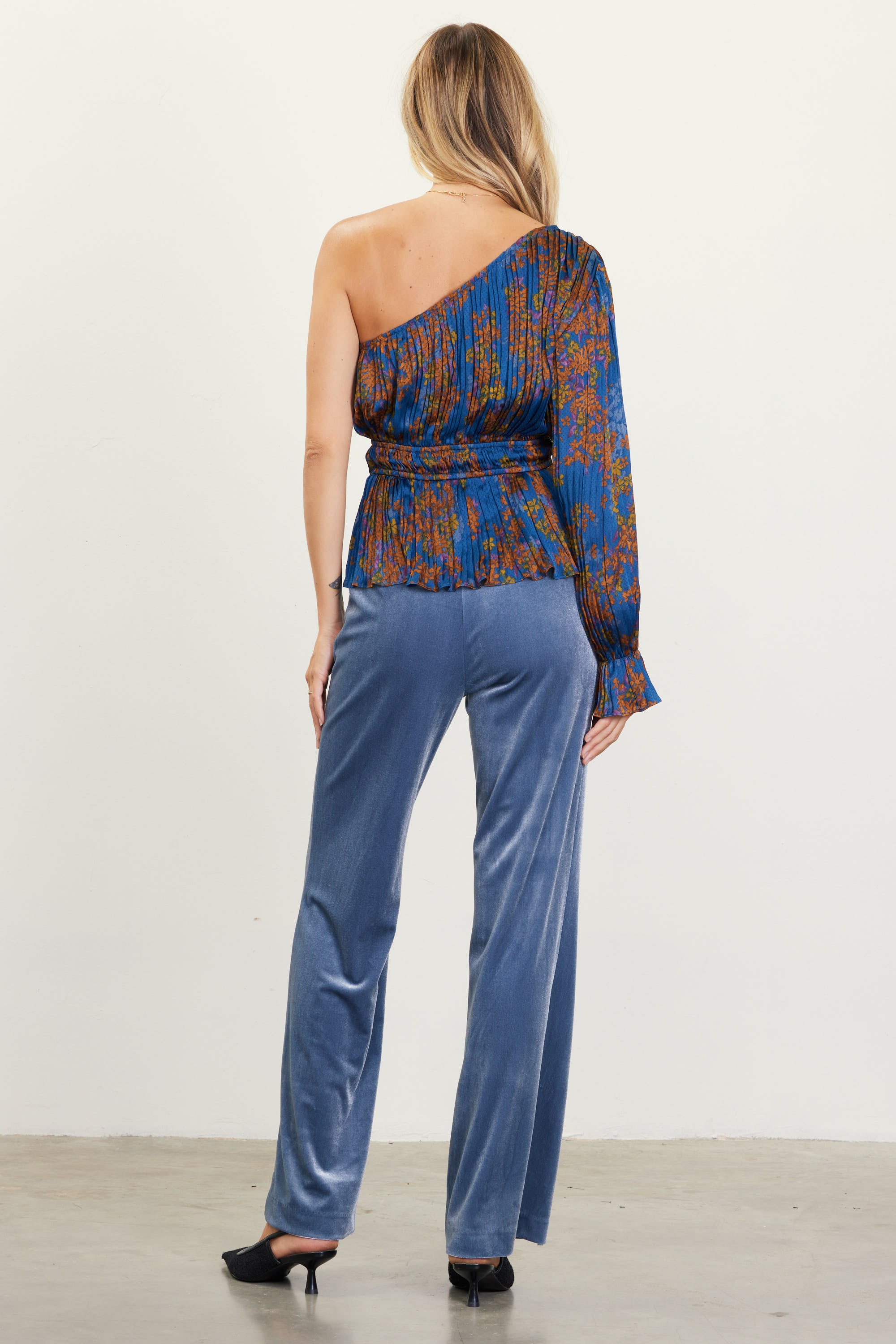 Portofino One Shoulder Blouse