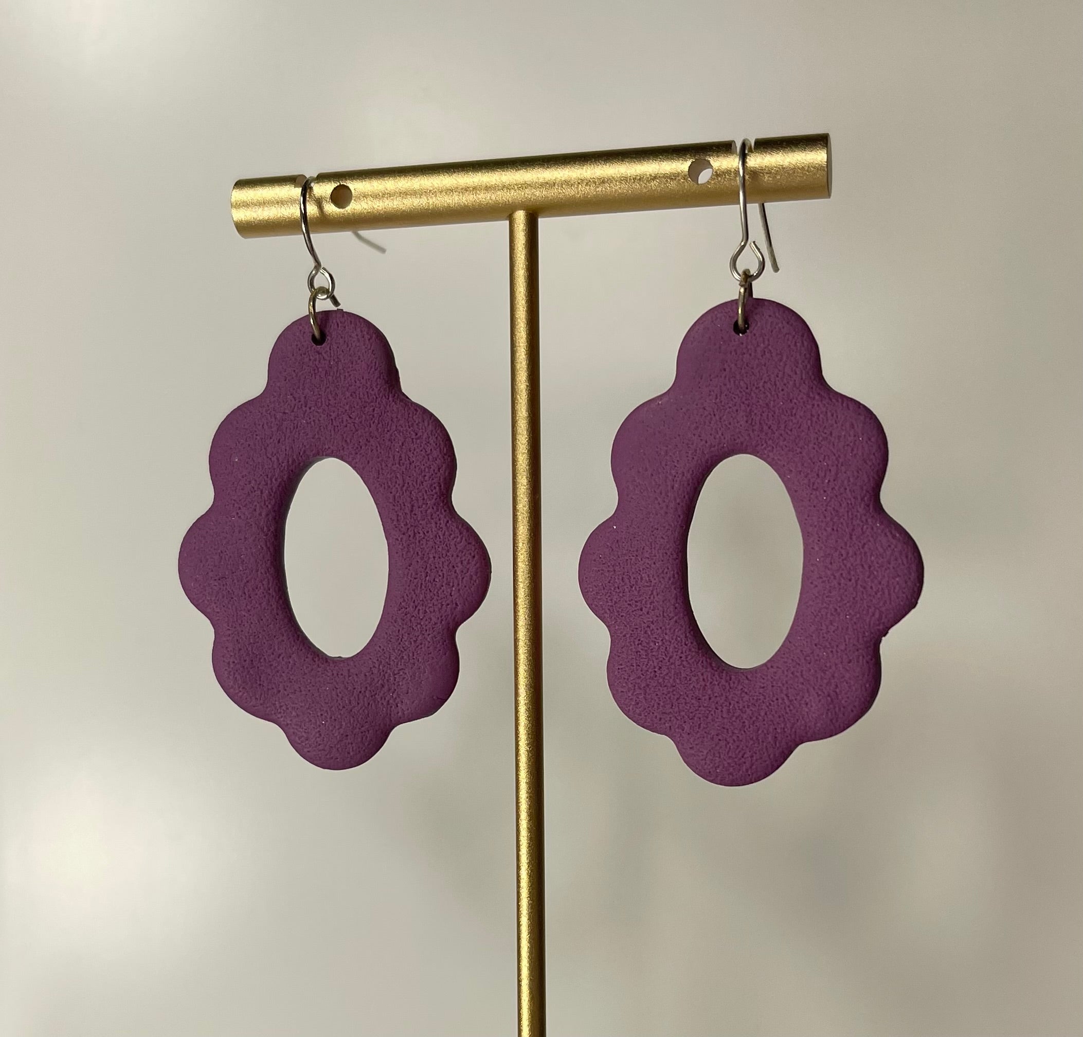 Polymer Clay Earrings by Emily