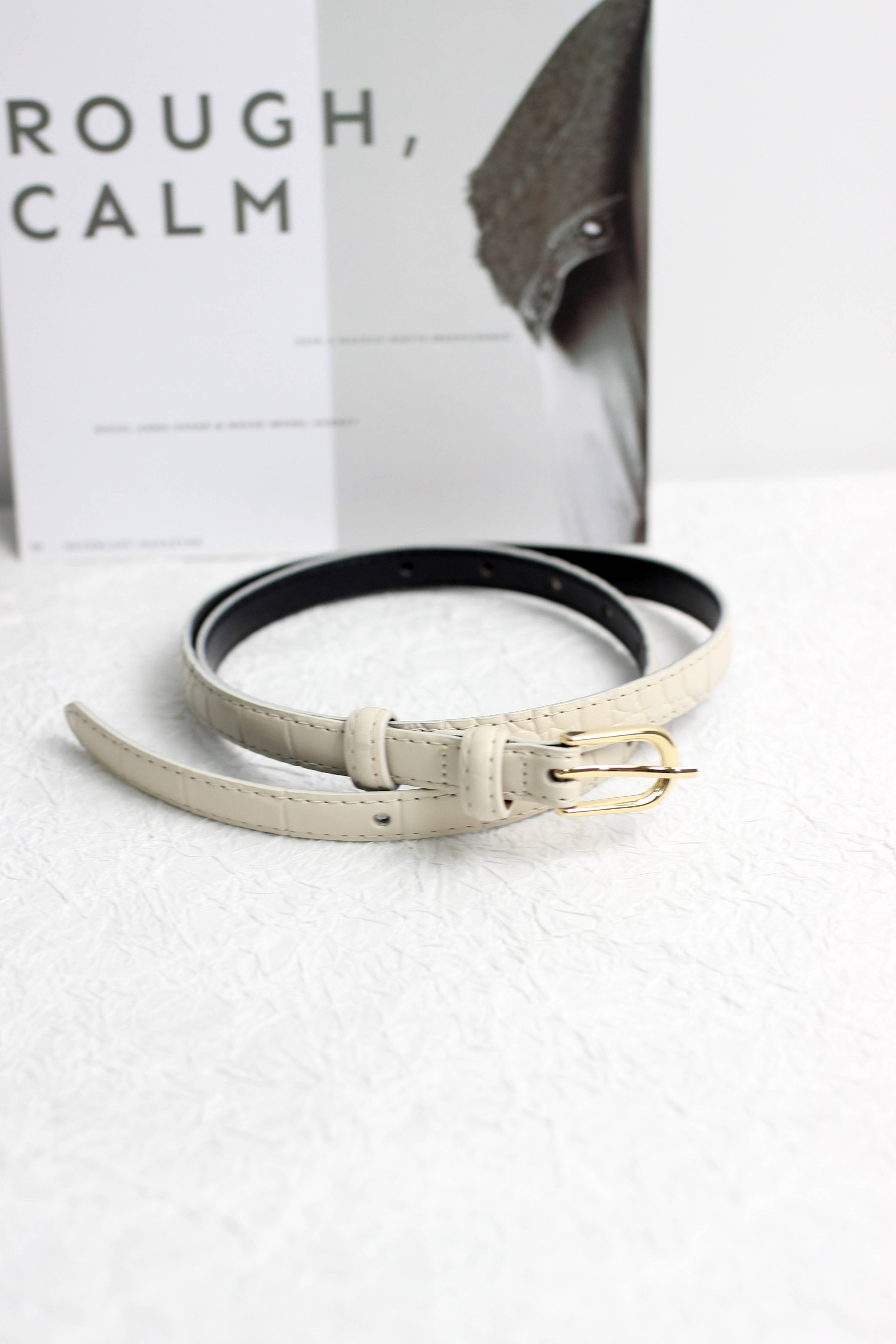 Fiori Leather Belt