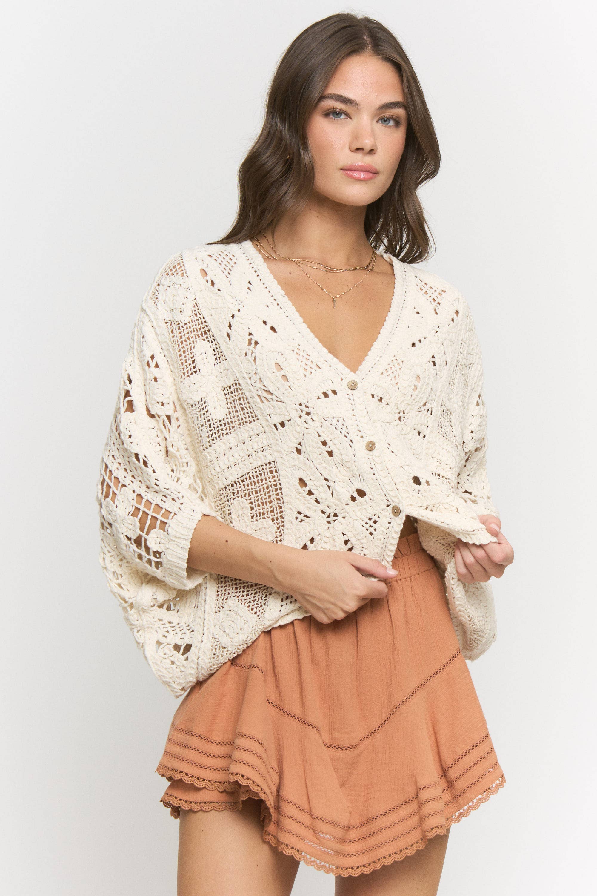 Milo Crochet Cardigan