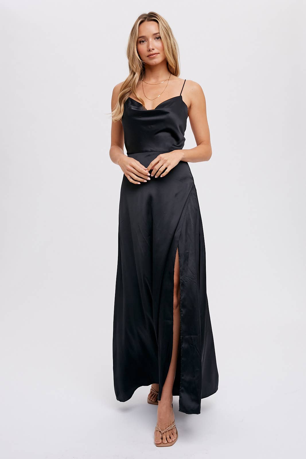 Etta Satin Dress