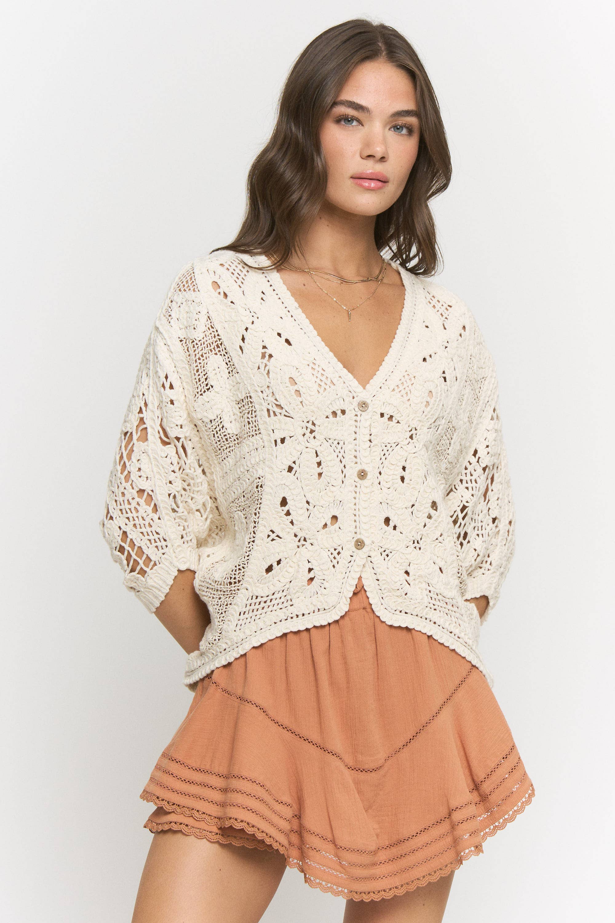 Milo Crochet Cardigan