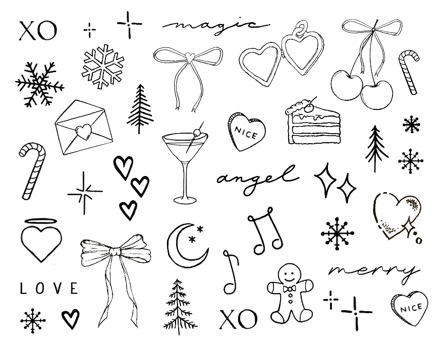 Holiday Ornament Tattoo Pack