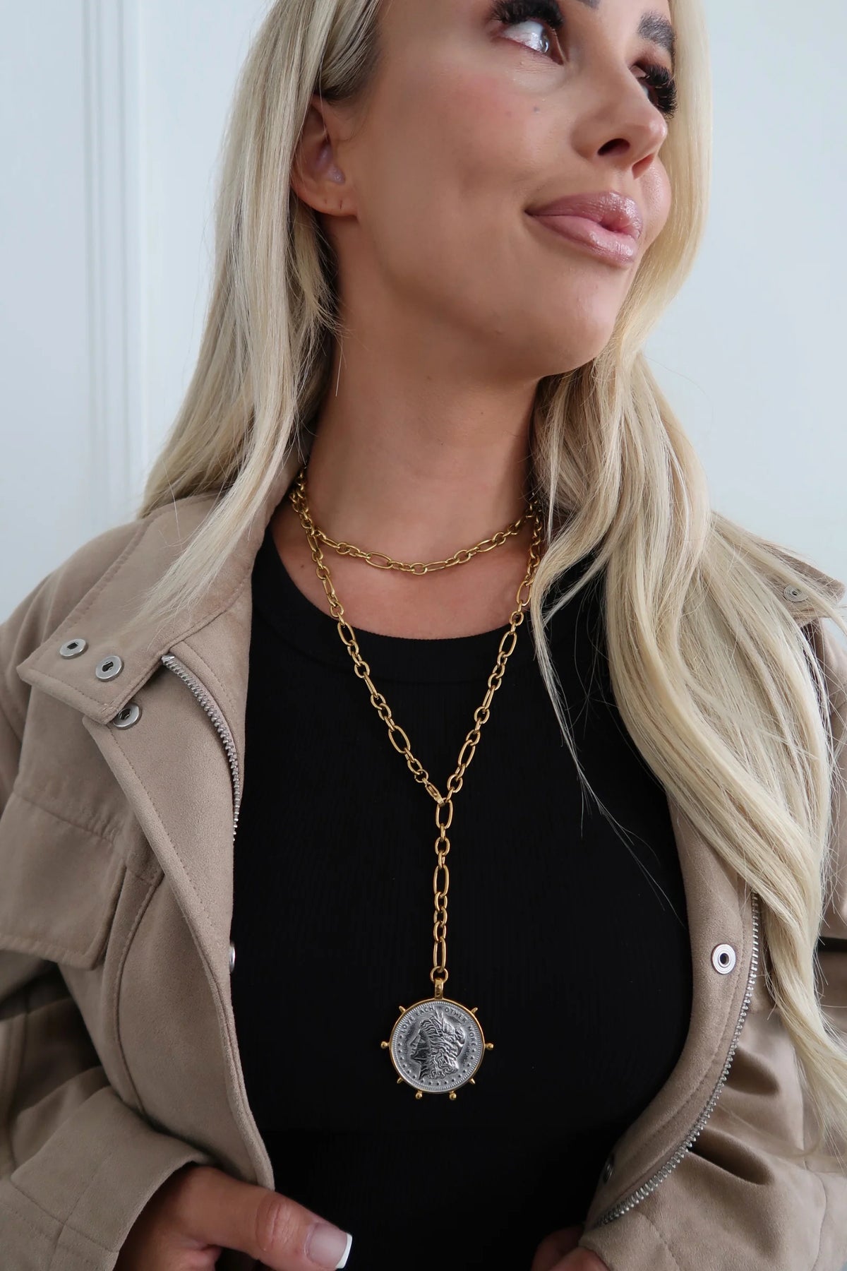 Coin Wrap Necklace