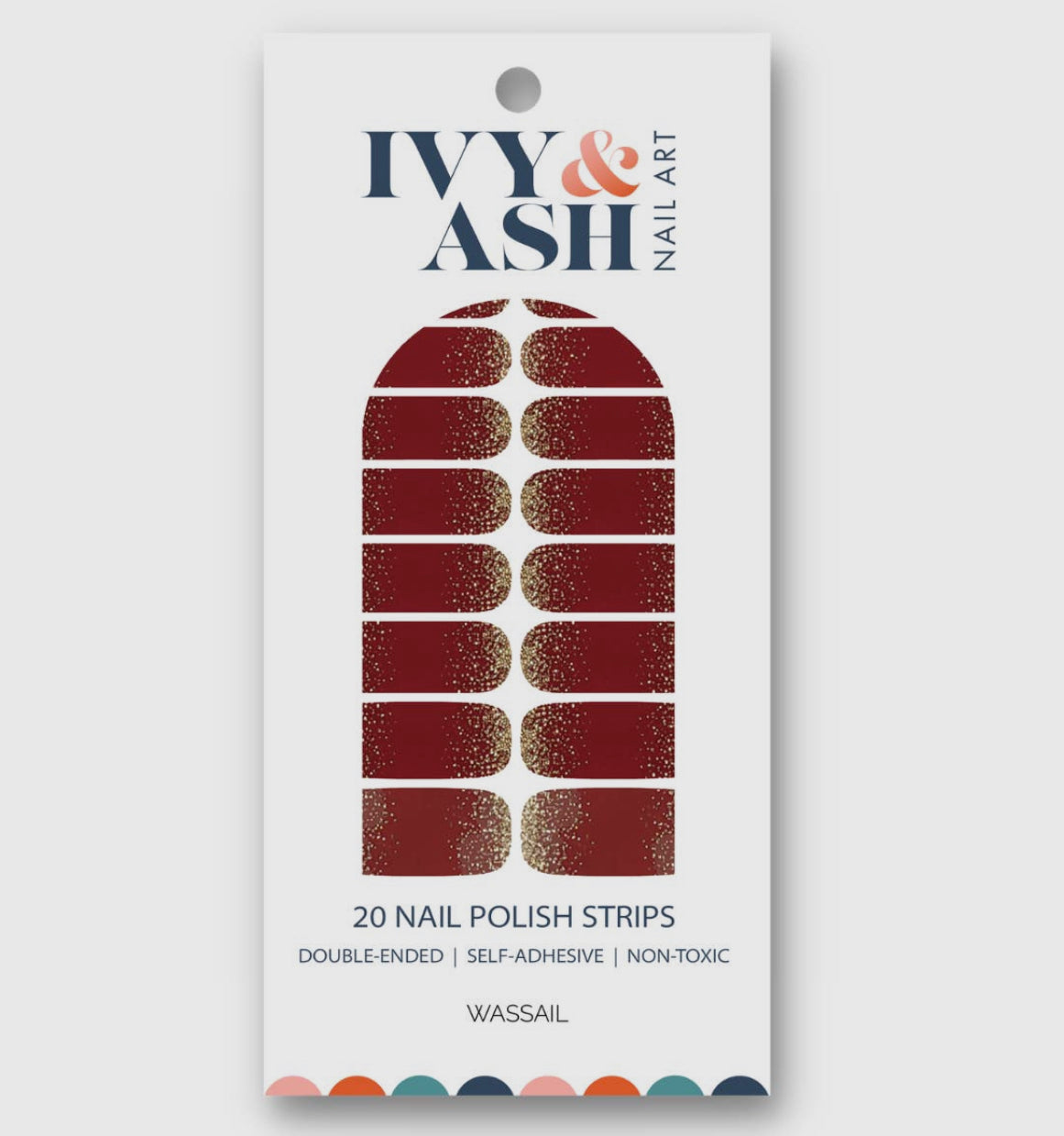 Ivy & Ash Holiday Nail Polish Sticker Sets