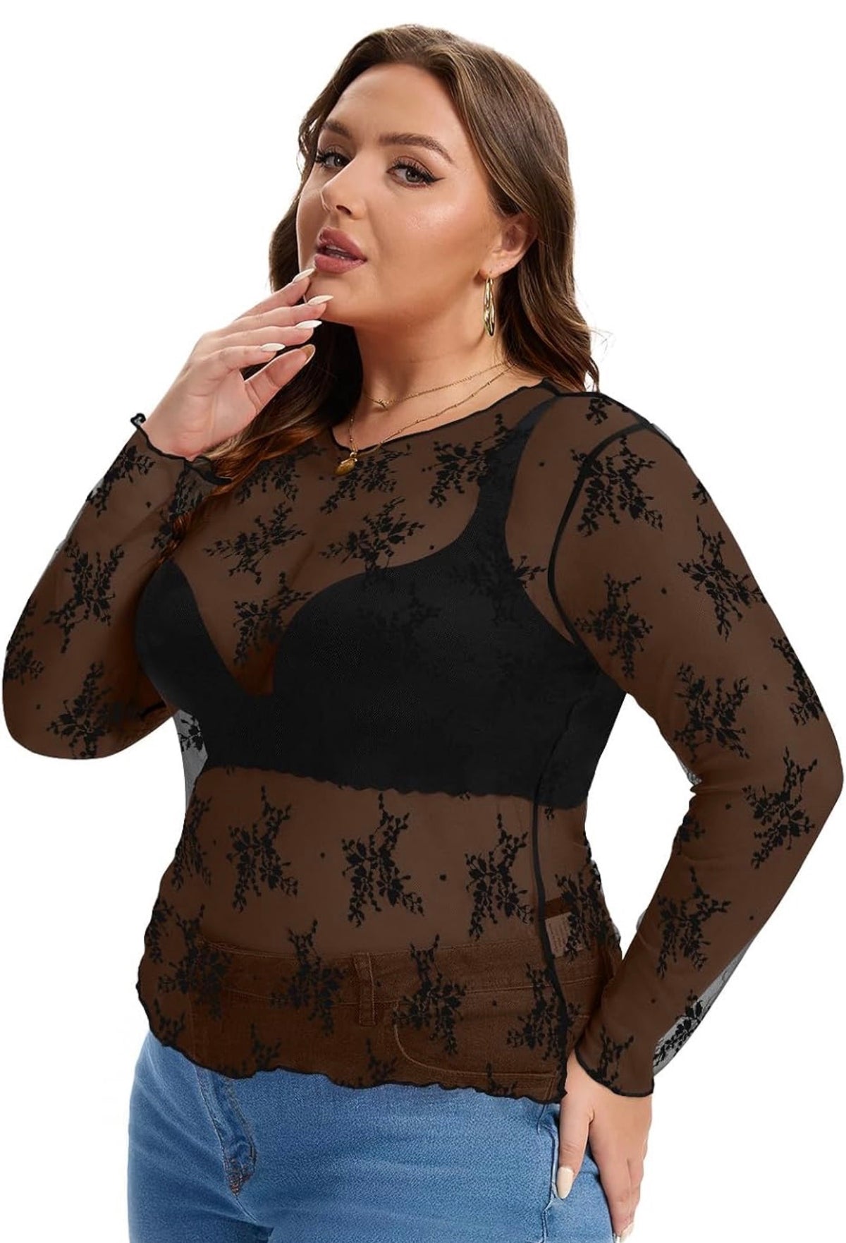 Lacey Sheer Top