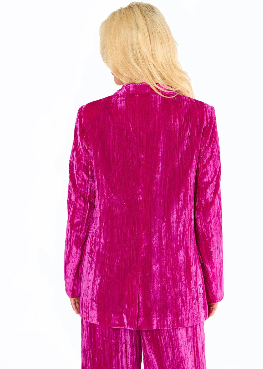 Heff Crushed Velvet Blazer