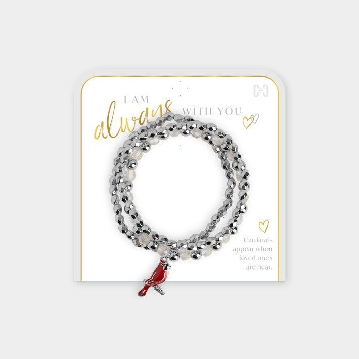 Keepsake Cardinal Bracelet