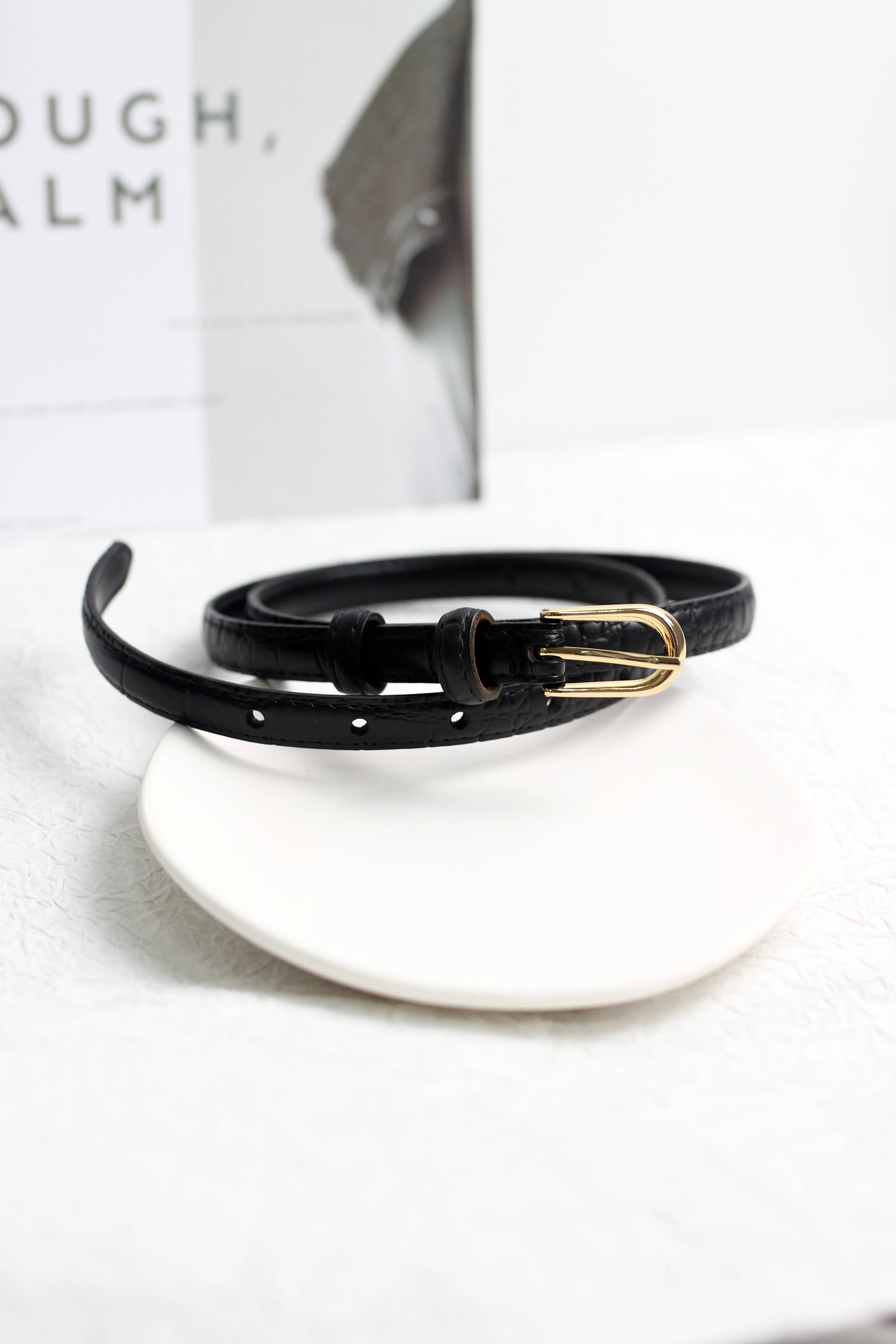 Fiori Leather Belt