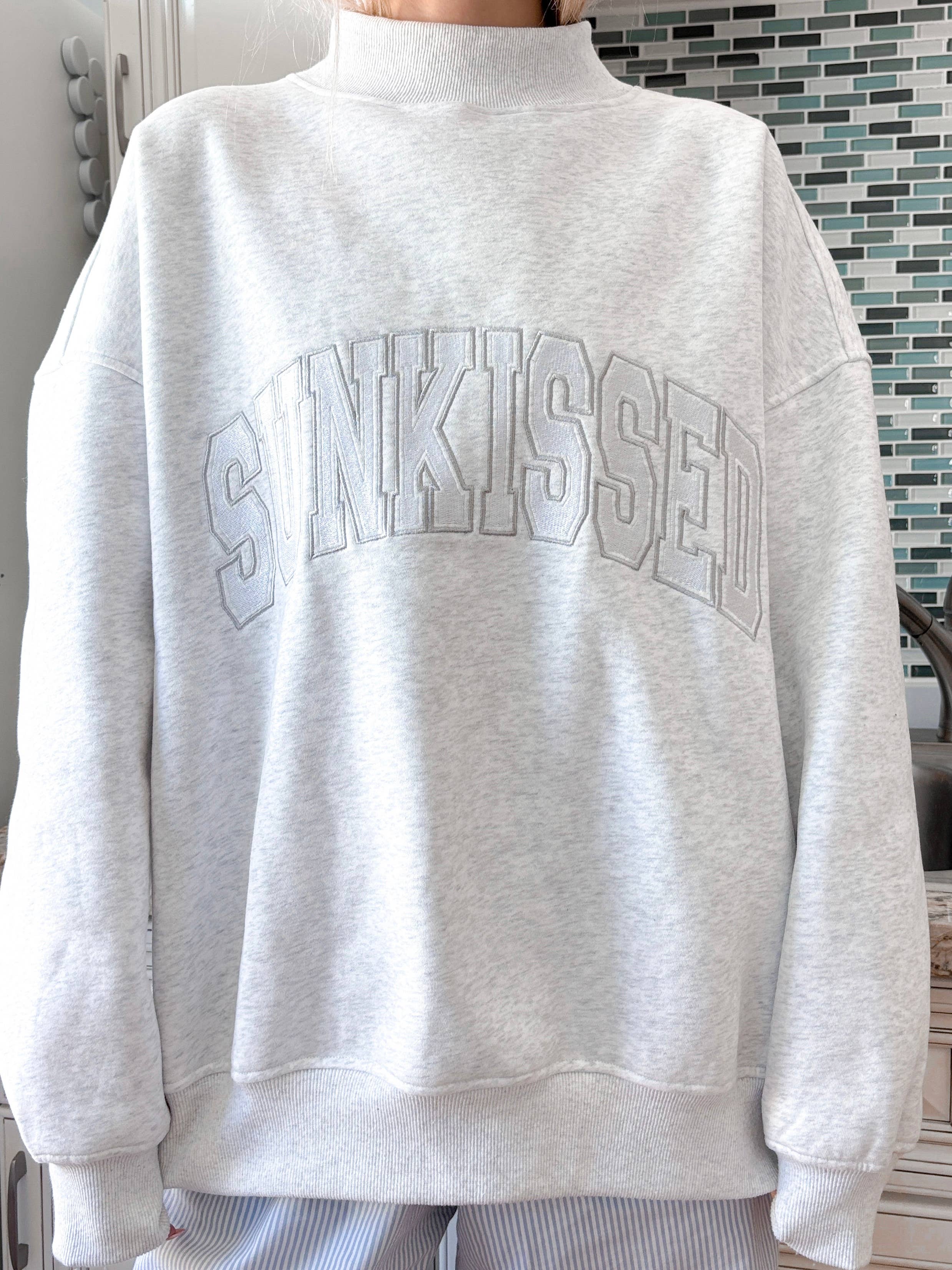 Sunkissed Mockneck Crew