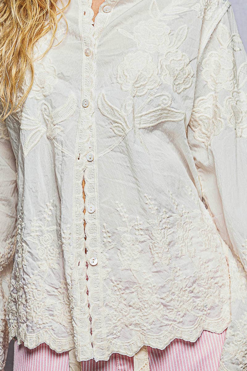 Paloma Button Up