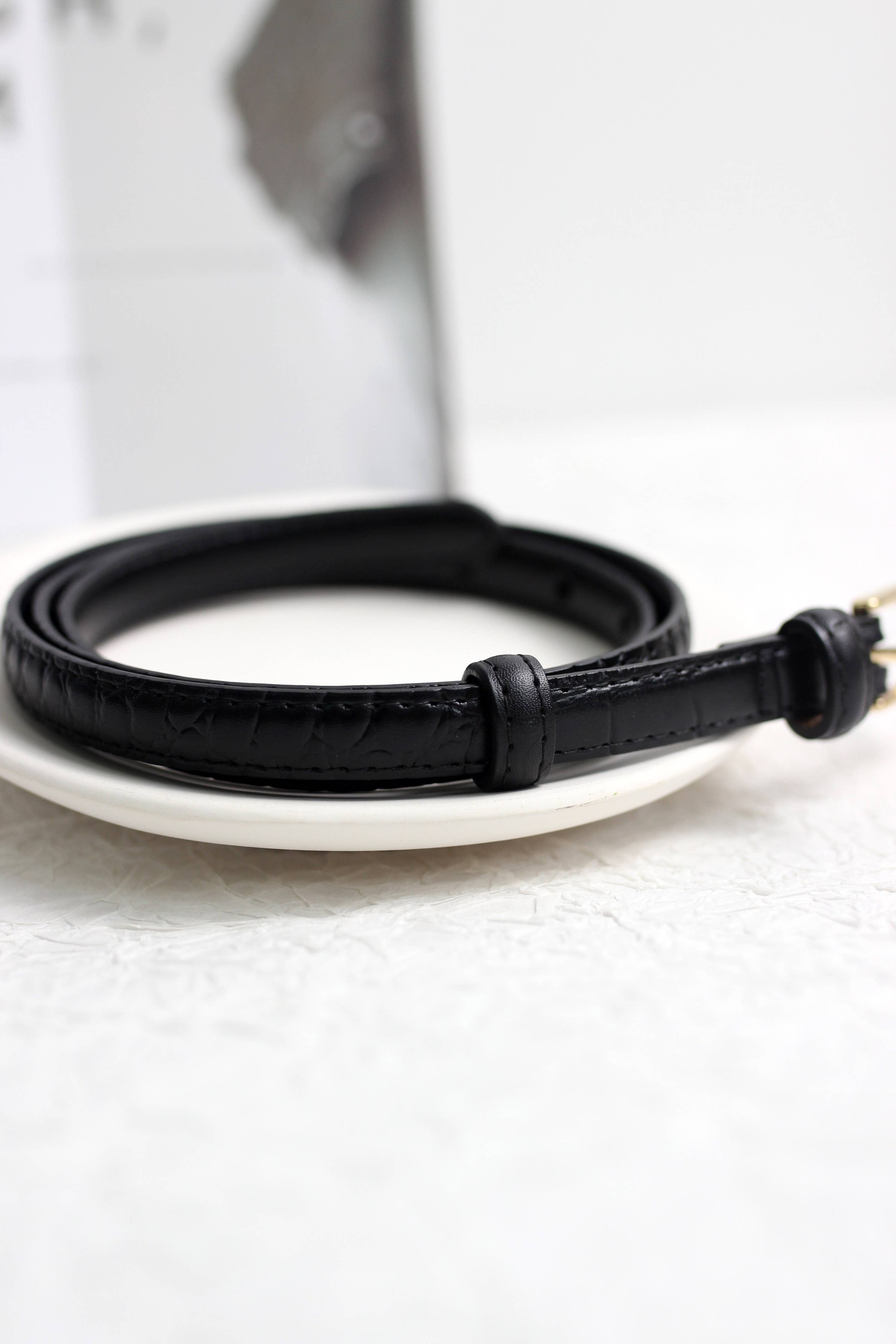 Fiori Leather Belt