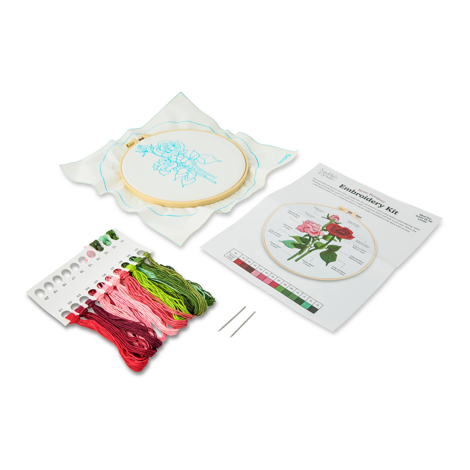 Rose Embroidery Kit