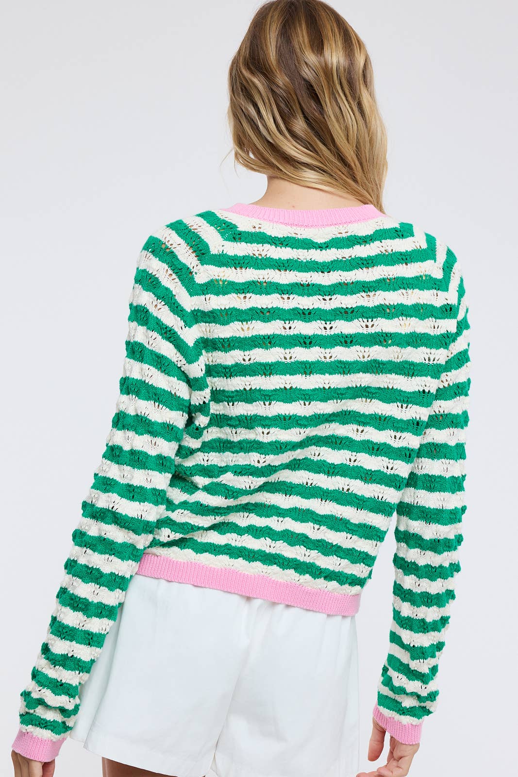 Blossom Stripe Cardigan